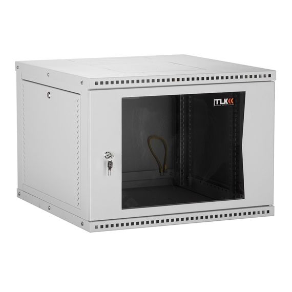 TWI-126060-R-G-GY настенный разборный шкаф TLK 19", 12U