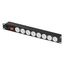 TLK-RS08MF1-BK блок электрических розеток TLK, 19"